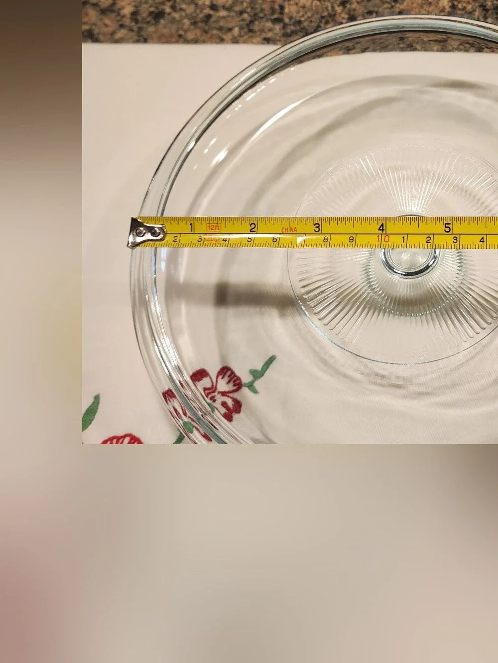 Pyrex Clear Glass Round Serving Lid - G1C 11